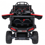 Buggy UTV Terenówka dla dzieci Czerwony + Pilot + Bagażnik + Wolny Start + EVA + MP3 LED - obrazek 5