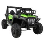 Buggy UTV Terenówka dla dzieci Zielony + Pilot + Bagażnik + Wolny Start + EVA + MP3 LED