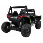 Buggy UTV Terenówka dla dzieci Zielony + Pilot + Bagażnik + Wolny Start + EVA + MP3 LED - obrazek 3