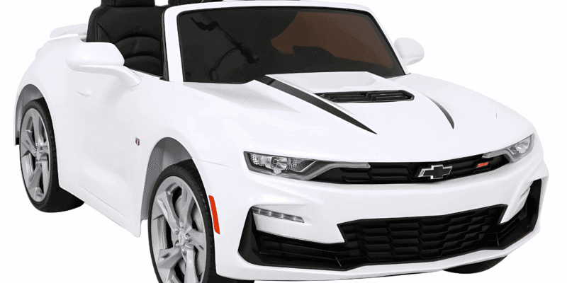 chevrolet camaro 2ss na akumulator bialy pilot kola eva wolny start dzwieki swiatla
