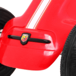 Gokart ABARTH na pedały dla dzieci Czerwony + Koła EVA + Hamulec ręczny + Wolny bieg - obrazek 11