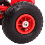 Gokart Champion na pedały dla dzieci 3+ Czerwony + Pompowane opony + Regulowane siedzisko + Ręczny hamulec - obrazek 7