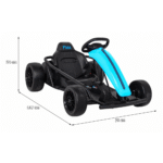 Gokart FX1 Drift Master na akumulator dla dzieci Niebieski + Funkcja Driftu + Koła EVA - obrazek 10