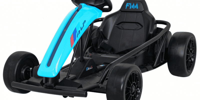 gokart fx1 drift master na akumulator dla dzieci niebieski funkcja driftu kola eva - zdjecie produktu 1
