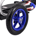 Gokart Full Ahead AIR na pedały dla dzieci 3+ Niebieski + Regulacja siedziska + Pompowane koła + Hamulec ręczny - obrazek 7