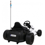 Gokart Speed 7 Drift King na akumulator dla dzieci Biały + Funkcja driftu + Sportowe siedzenie + 2 Prędkości + EVA - obrazek 4