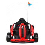 Gokart Speed 7 Drift King na akumulator dla dzieci Czerwony + Funkcja driftu + Sportowe siedzenie + 2 Prędkości + EVA - obrazek 5