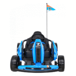 Gokart Speed 7 Drift King na akumulator dla dzieci Niebieski + Funkcja driftu + Sportowe siedzenie + 2 Prędkości + EVA - obrazek 5