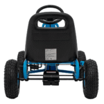 gokart na pedaly air perhour dla dzieci niebieski hamulec reczny pompowane kola regulacja siedzenia - zdjecie produktu 4