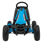 gokart na pedaly air perhour dla dzieci niebieski hamulec reczny pompowane kola regulacja siedzenia - zdjecie produktu 5