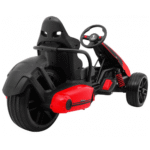 Gokart na akumulator Bolid XR-1 dla dzieci Czerwony + Regulowana kierownica + Profilowane siedzenie - obrazek 4