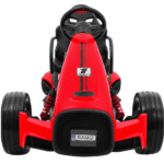 Gokart na akumulator Bolid XR-1 dla dzieci Czerwony + Regulowana kierownica + Profilowane siedzenie - obrazek 5
