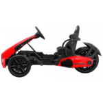 Gokart na akumulator Bolid XR-1 dla dzieci Czerwony + Regulowana kierownica + Profilowane siedzenie - obrazek 7