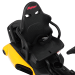 Gokart na akumulator Bolid XR-1 dla dzieci Żółty + Regulowana kierownica + Profilowane siedzenie - obrazek 8