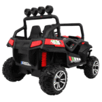 Grand Buggy Strong Lift dla dzieci Czerwony + Napęd 4x4 + Pilot + Bagażnik + Radio MP3 + LED - obrazek 3