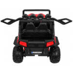 Grand Buggy Strong Lift dla dzieci Czerwony + Napęd 4x4 + Pilot + Bagażnik + Radio MP3 + LED - obrazek 5