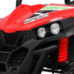 Grand Buggy Strong Lift dla dzieci Czerwony + Napęd 4x4 + Pilot + Bagażnik + Radio MP3 + LED - obrazek 9