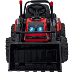 Koparka Traktor na akumulator dla dzieci Czerwony + Ruchome Ramię Łyżka + Pilot + Wolny Start + Radio FM + LED - obrazek 5