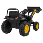 Koparka Traktor na akumulator dla dzieci Żółty + Ruchome Ramię Łyżka + Pilot + Wolny Start + Radio FM + LED - obrazek 4