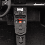 lamborghini aventador sv na akumulator dla 2 dzieci czerwony silnik bezszczotkowy pompowane kola audio led - zdjecie produktu 9