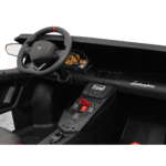 lamborghini aventador sv na akumulator dla 2 dzieci czerwony silnik bezszczotkowy pompowane kola audio led - zdjecie produktu 5
