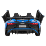 lamborghini aventador sv na akumulator dla 2 dzieci niebieski silnik bezszczotkowy pompowane kola audio led - zdjecie produktu 3