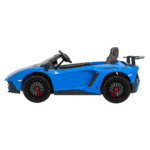 lamborghini aventador sv na akumulator dla 2 dzieci niebieski silnik bezszczotkowy pompowane kola audio led - zdjecie produktu 4