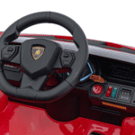 lamborghini sian na akumulator dla dzieci czerwony pilot eva wolny start audio led - zdjecie produktu 14