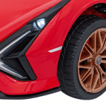 lamborghini sian na akumulator dla dzieci czerwony pilot eva wolny start audio led - zdjecie produktu 7