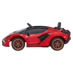 lamborghini sian na akumulator dla dzieci czerwony pilot eva wolny start audio led - zdjecie produktu 4