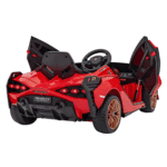 lamborghini sian na akumulator dla dzieci czerwony pilot eva wolny start audio led - zdjecie produktu 6