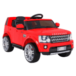 Land Rover Discovery Autko elektryczne dla dzieci Czerwony + Pilot + Koła EVA + Wolny Start + Radio MP3