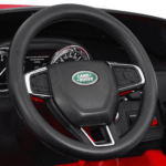 Land Rover Discovery dla dzieci Czerwony + Pilot + 5-pkt pasy + Regulacja siedzenia + EVA + MP3 LED - obrazek 9
