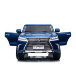 Lexus LX570 Lakierowane Autko dla 2 dzieci Niebieski + Pilot + Koła EVA + Radio MP3 LED - obrazek 4