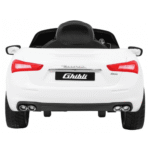 Maserati Ghibli na akumulator dla dzieci Biały + Pilot + Wolny Start + EVA + MP3 USB + LED - obrazek 5