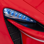 McLaren Artura na akumulator dla dzieci Czerwony + Napęd 4x4 + Pilot + Wolny Start + EVA + Audio LED - obrazek 9