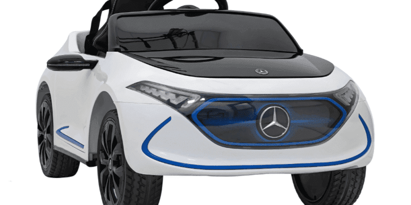 mercedes benz amg eqa dla dzieci bialy pilot 5 punktowe pasy eva wyswietlacz mp3 led