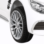 Mercedes Benz AMG SL65 S elektryczny dla dzieci Biały + Pilot + Audio LED + Ekoskóra + EVA + Wolny Start - obrazek 9