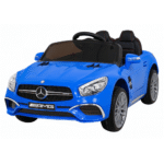 Mercedes Benz AMG SL65 S elektryczny dla dzieci Niebieski + Pilot + Audio LED + Ekoskóra + EVA + Wolny Start - obrazek 2