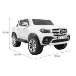 Mercedes Benz X-Class dla dzieci Biały + Pilot + Napęd 4x4 + MP4 + Bagażnik + LED + EVA - obrazek 10