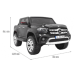 Mercedes Benz X-Class dla dzieci Czarny + Pilot + Napęd 4x4 + MP4 + Bagażnik + LED + EVA - obrazek 10