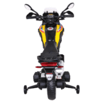 Motor BMW F850 GS na akumulator dla dzieci Żółty + Kółka pomocnicze + Audio LED + Wolny Start + EVA - obrazek 7