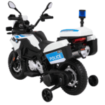 Motor Policyjny BMW F850 GS na akumulator dla dzieci + Kółka pomocnicze + Syrena + Światła + 2 Kufry + Wolny Start - obrazek 3