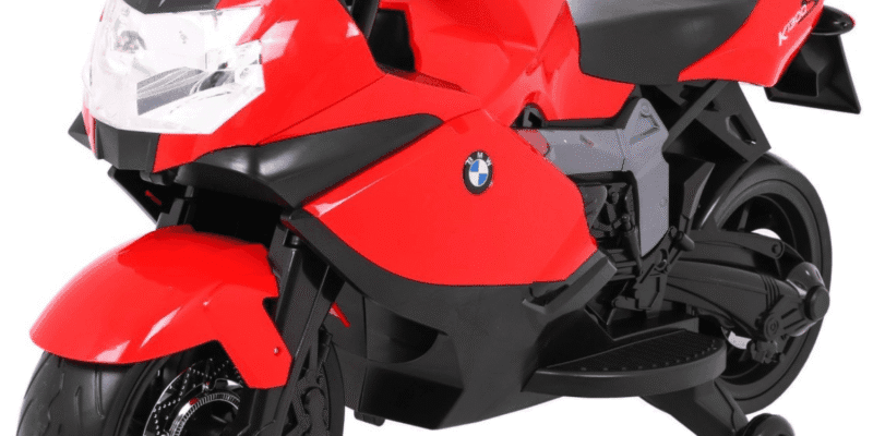 motor na akumulator bmw k1300s dla dzieci czerwony kolka pomocnicze dzwieki swiatla wolny start - zdjecie produktu 1