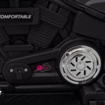 Motorek Chopper FASTER na akumulator dla dzieci Biały + Radio FM + Panel audio + LED - obrazek 13