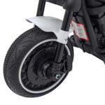 Motorek Chopper FASTER na akumulator dla dzieci Biały + Radio FM + Panel audio + LED - obrazek 9