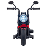 Motorek Chopper FASTER na akumulator dla dzieci Czerwony + Radio FM + Panel audio + LED - obrazek 5