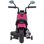 Motorek Chopper FASTER na akumulator dla dzieci Różowy + Radio FM + Panel audio + LED - obrazek 6