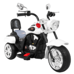 Motorek Chopper NightBike Biały