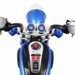 Motorek Chopper NightBike Niebieski - obrazek 9